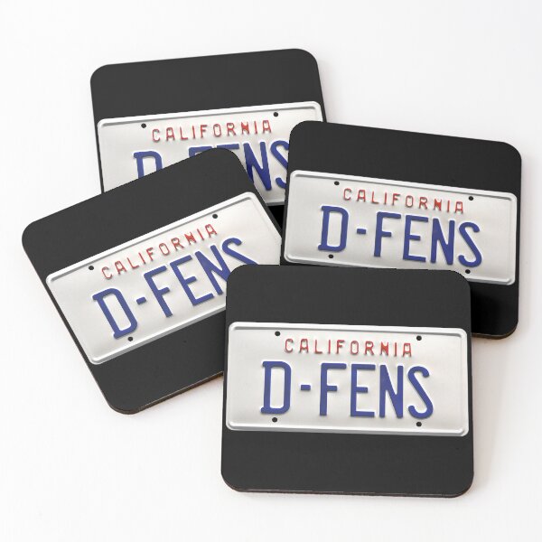 Item preview, D-FENS California License Plate - Falling Down designed and sold by acquiesce13.