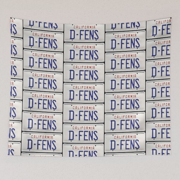 Item preview, D-FENS California License Plate - Falling Down designed and sold by acquiesce13.
