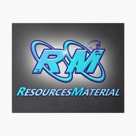 Artikel-Vorschau von RM-Logo: Schwarzes Thema, designt und verkauft von RᴇsᴏᴜʀᴄᴇsMᴀᴛᴇʀɪᴀʟ.