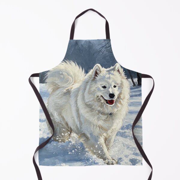 Item preview, Samoyed Playing in the Snow designed and sold by TheresaNicole.