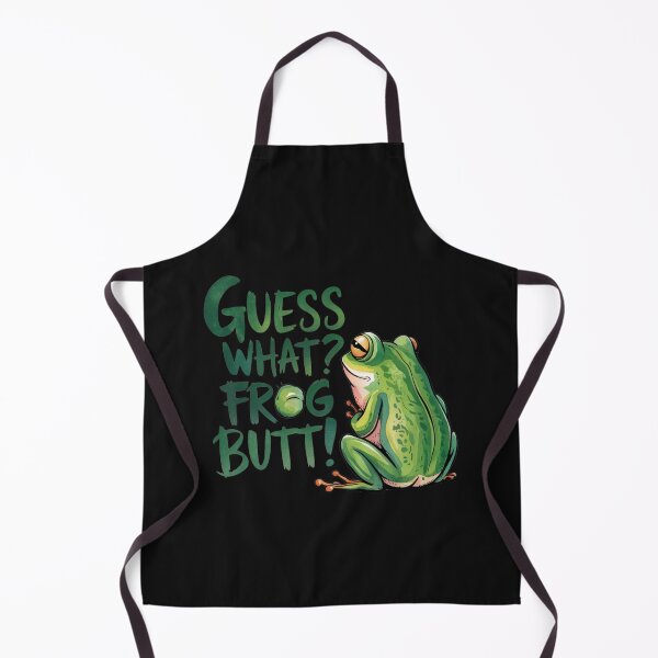 Item preview, Funny Cute Frog Guess What Frog Butt designed and sold by Alex Songs.