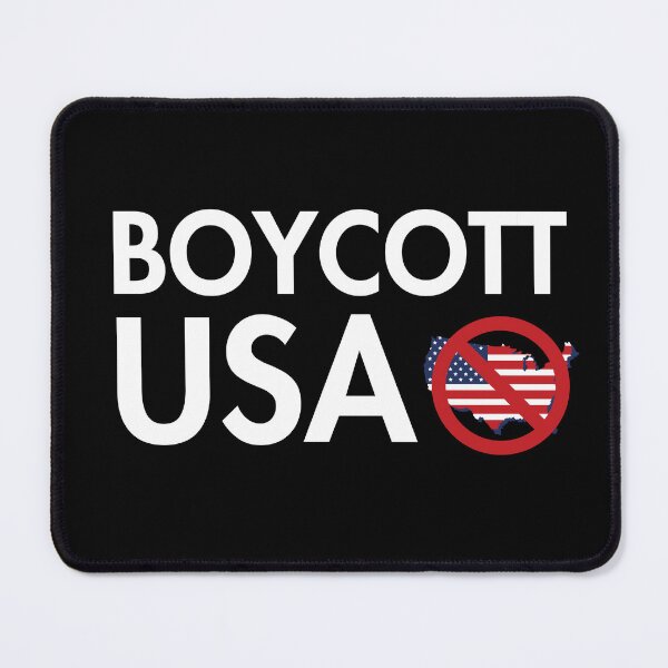 Item preview, Boycott USA flag designed and sold by ChataMaroon.