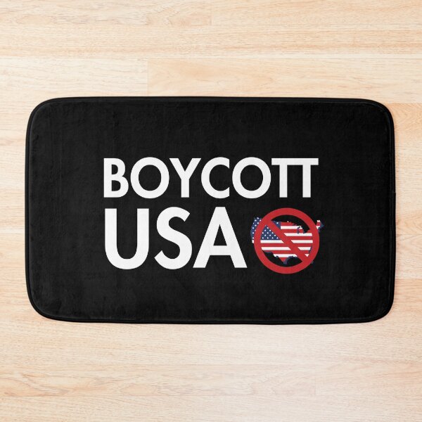 Item preview, Boycott USA flag designed and sold by ChataMaroon.
