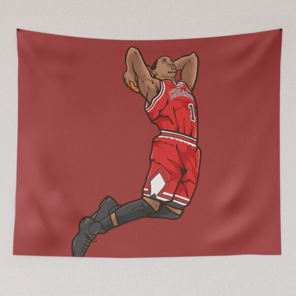 Item preview, Derrick Rose Dunk Cartoon designed and sold by RatTrapTees.