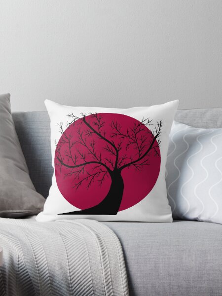 Item preview, Black tree Red circle designed and sold by Paradise-Vibes.