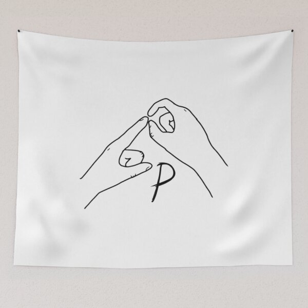 Item preview, BSL letter sign P designed and sold by Artistkhg.