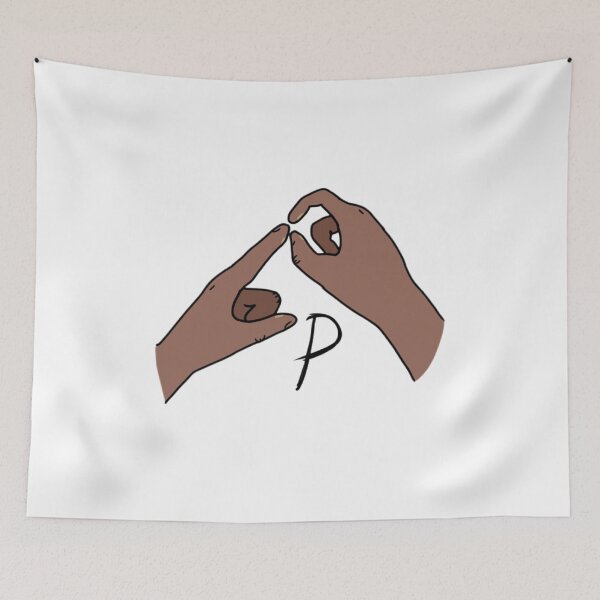 Item preview, BSL letter sign P designed and sold by Artistkhg.