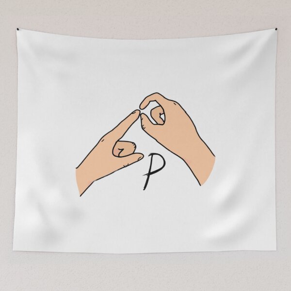 Item preview, BSL letter sign P designed and sold by Artistkhg.