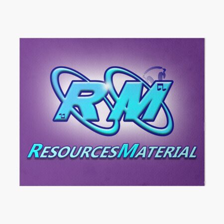 Artikel-Vorschau von RM-Logo: Lila Thema, designt und verkauft von RᴇsᴏᴜʀᴄᴇsMᴀᴛᴇʀɪᴀʟ.