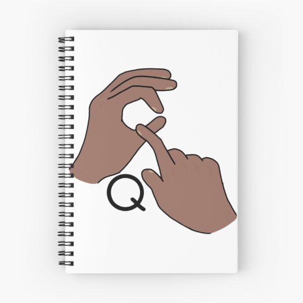 Item preview, BSL letter sign Q designed and sold by Artistkhg.