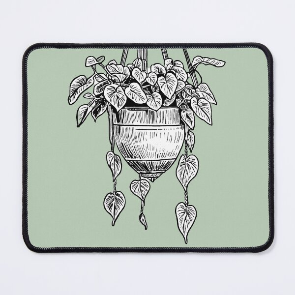 Item preview, Pothos plant drawing designed and sold by MidnightInk Designs.