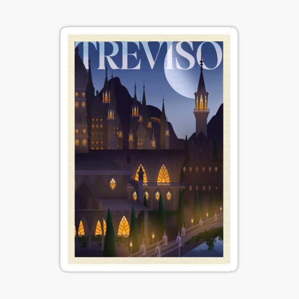 Vista previa del artículo con la obra «Póster de viaje retro de Treviso», diseñado y vendido por Maijeliisa.