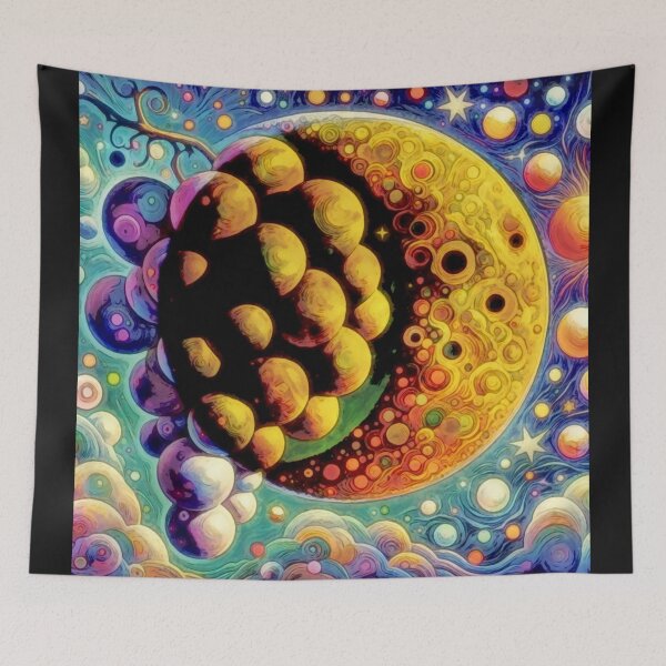 Item preview, Space & the Abstrat & the moon #4 designed and sold by Helios Be. Lavsh.