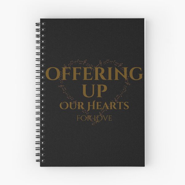 Item preview, Offering Up Our Hearts For Love designed and sold by BrightrDayMusicArt.