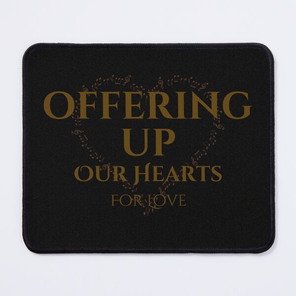 Item preview, Offering Up Our Hearts For Love designed and sold by BrightrDayMusicArt.