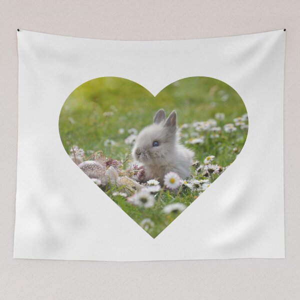 Item preview, Cute Bunny in Floral Field - Easter designed and sold by Vero De.