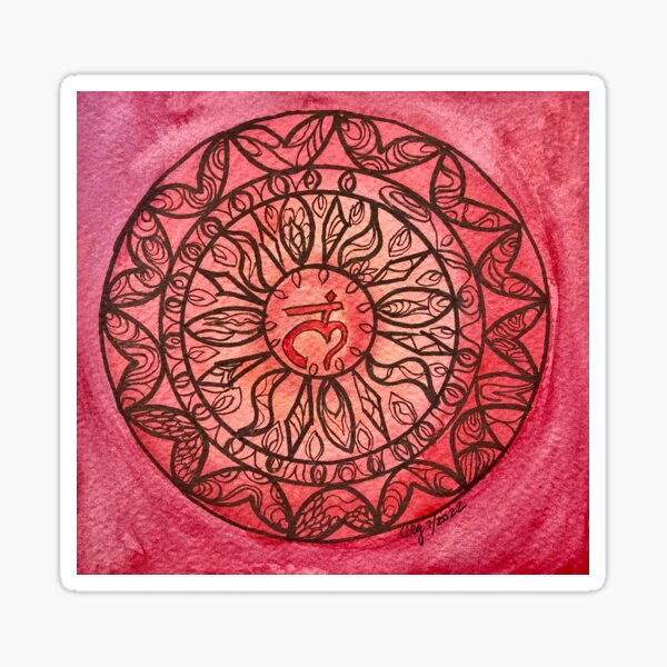 Item preview, Muladhara Mandala designed and sold by CatyLouArtStudios.