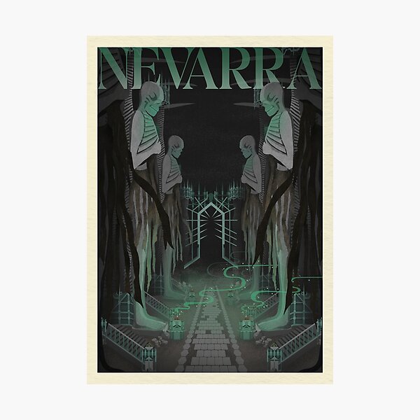 Item preview, Nevarra Retro Travel Poster designed and sold by Maijeliisa.