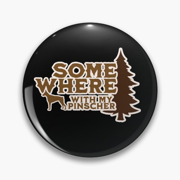 Item preview, Somewhere With My Doberman Pinscher Camping Gift designed and sold by Guarddogdrive.