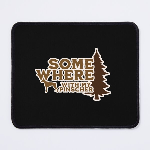 Item preview, Somewhere With My Doberman Pinscher Camping Gift designed and sold by Guarddogdrive.