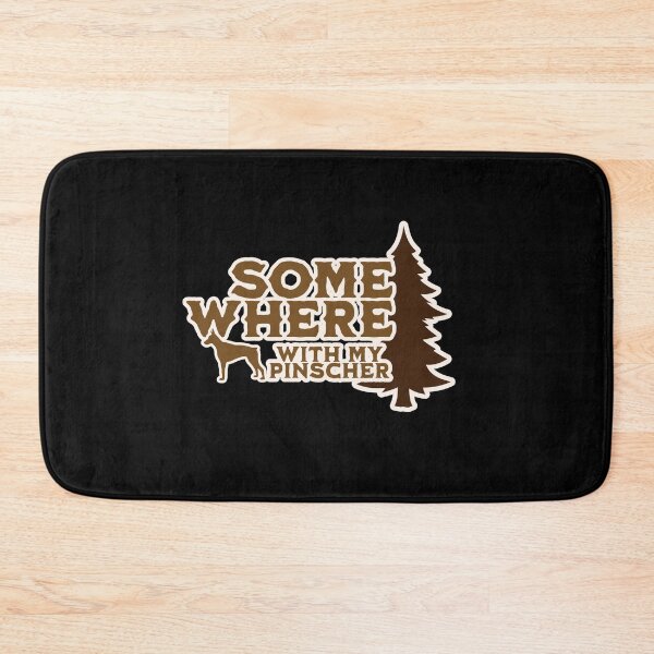 Item preview, Somewhere With My Doberman Pinscher Camping Gift designed and sold by Guarddogdrive.