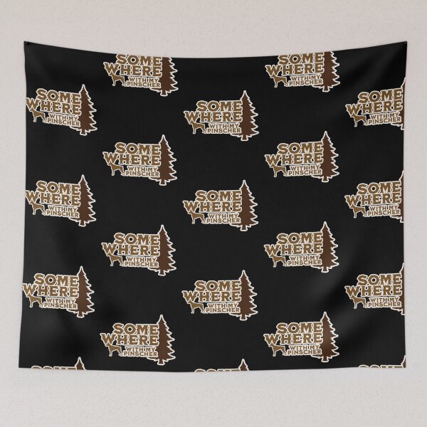 Item preview, Somewhere With My Doberman Pinscher Camping Gift designed and sold by Guarddogdrive.