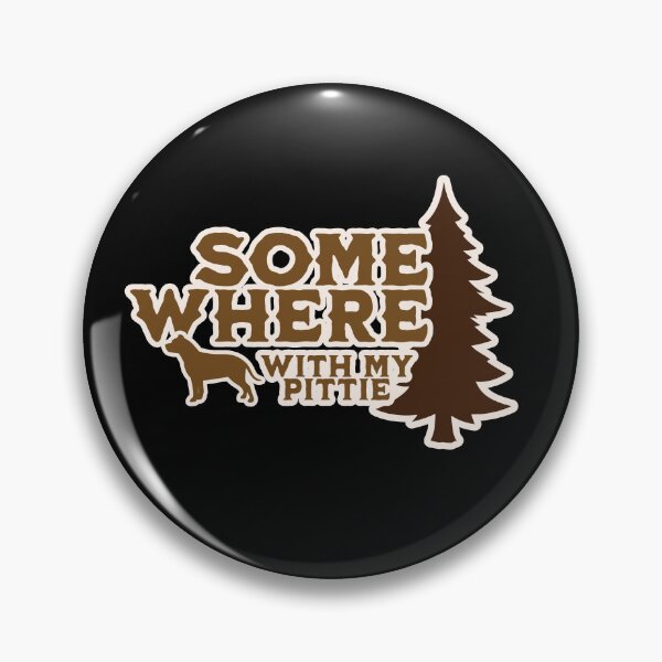Item preview, Somewhere With My Pittie Camping Gift designed and sold by Guarddogdrive.