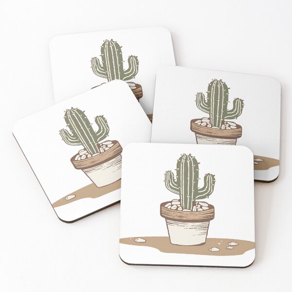 Item preview, Cactus in desert designed and sold by MidnightInk Designs.