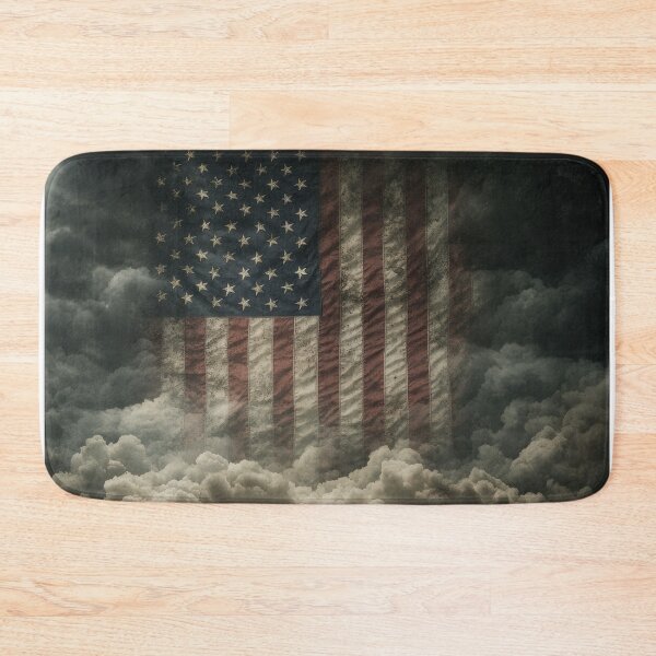 Item preview, Ethereal American Flag in Stormy Clouds designed and sold by Twisted Kids.