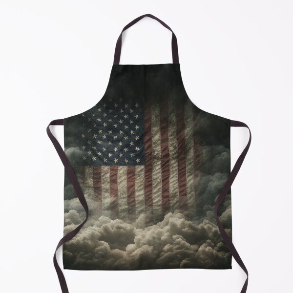 Item preview, Ethereal American Flag in Stormy Clouds designed and sold by Twisted Kids.