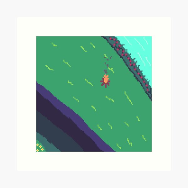 Aperçu de l'œuvre Jardin pixélisé créée et vendue par Dalulv-RIS.