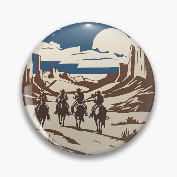 Item preview, 4 cowboys riding through the night designed and sold by MidnightInk Designs.