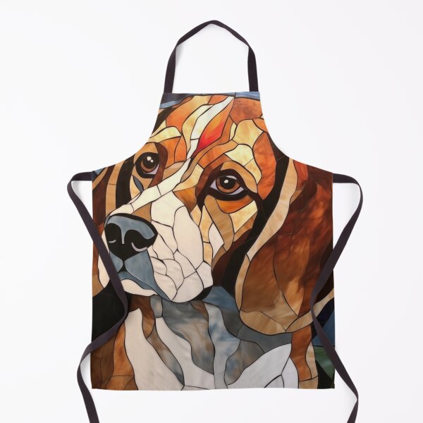 Item preview, Beagle in Stained Glass designed and sold by RedHandedOD.