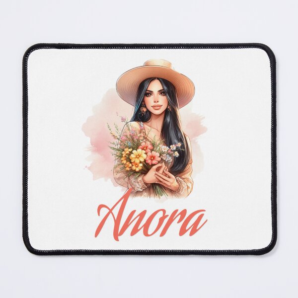 Item preview, Anora - Vibrant Floral Portrait designed and sold by lojadpop.