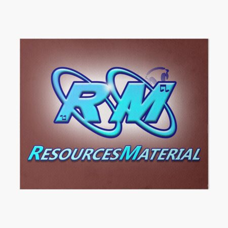 Artikel-Vorschau von RM-Logo: Kastanienbraunes Thema, designt und verkauft von RᴇsᴏᴜʀᴄᴇsMᴀᴛᴇʀɪᴀʟ.