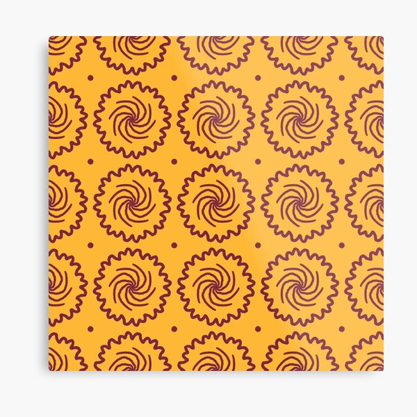 Aperçu de l'œuvre Tourbillon orange et violet créée et vendue par Klock & Bloom.