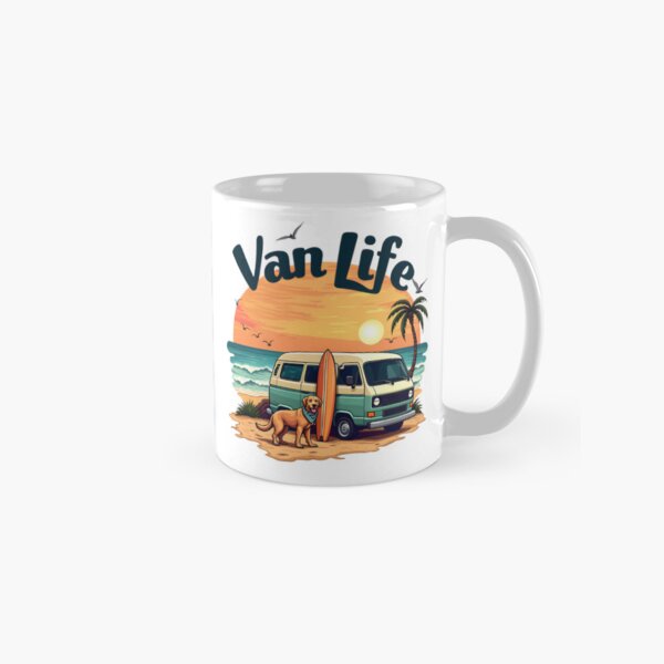 Item preview, Van Life Adventure - Dog, Surf, Sunset, and Freedom designed and sold by ImaginPictura.