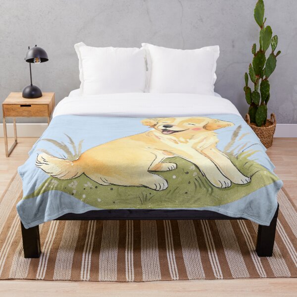 Artikelvorschau, Aquarell Golden Retriever Hund entworfen und verkauft von TheresaNicole.