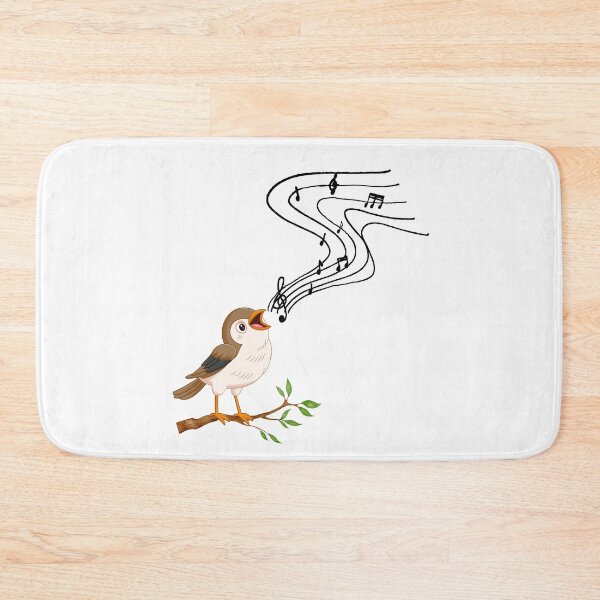 Item preview, Singing bird lover classical music notes cute bird watching designed and sold by Artstastic.