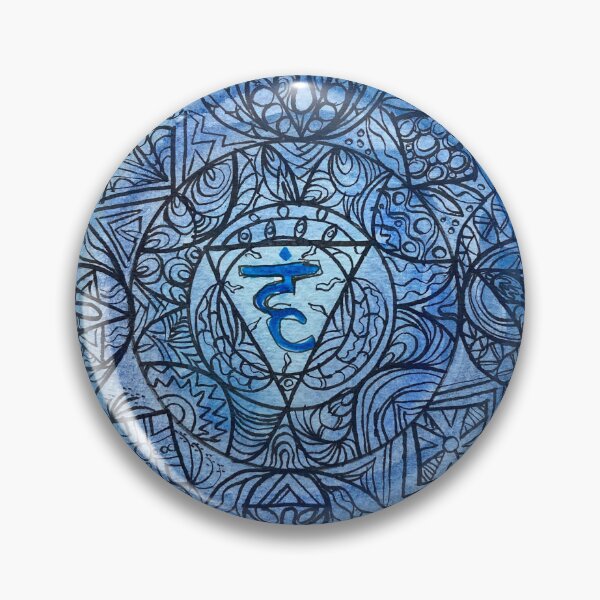 Item preview, Vishuddha Mandala designed and sold by CatyLouArtStudios.