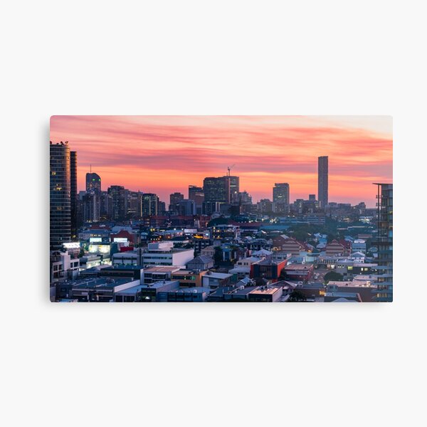Item preview, Golden Hour Over Brisbane designed and sold by Aure50.