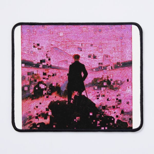 Item preview, Wanderer above the Sea of Fog in Pink designed and sold by Art.From_Inside.