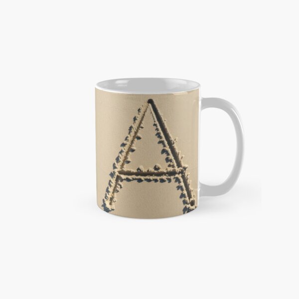 SAND LETTER A Classic Mug