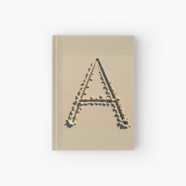 SAND LETTER A Hardcover Journal