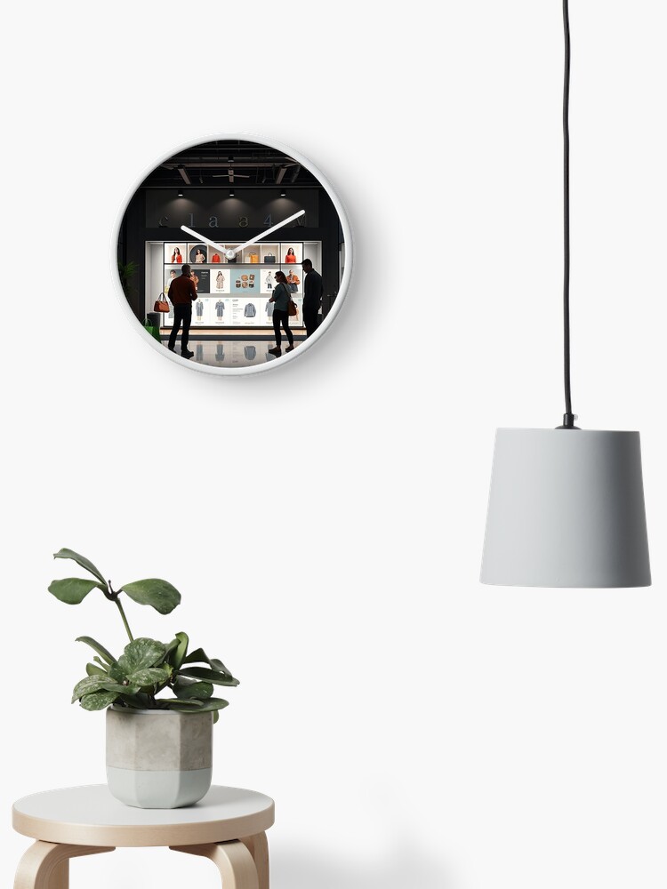 Thumbnail 1 of 4, Clock, Window Shopping Wonders designed and sold by ErGoBa.