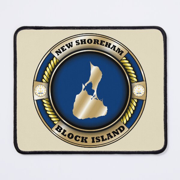 Item preview, New Shoreham Block Island map emblem designed and sold by studioss76.