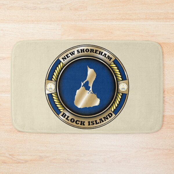 Item preview, New Shoreham Block Island map emblem designed and sold by studioss76.