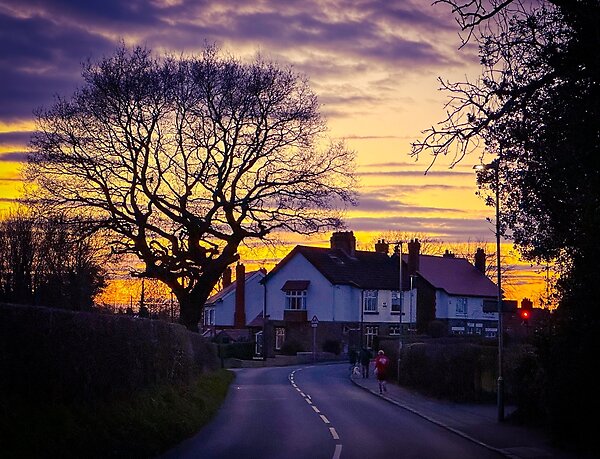 Broad Lane, Grappenhall, Warrington, Cheshire, UK