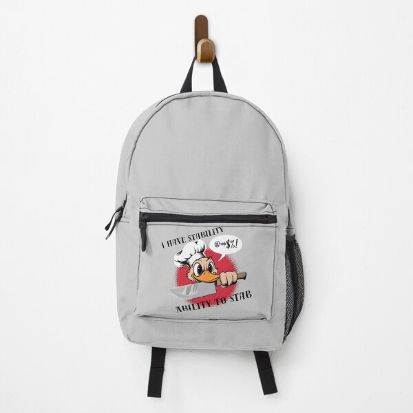Item preview, I Have Stability Ability To Stab Duck With A Knife Meme designed and sold by SillyDarkShop.