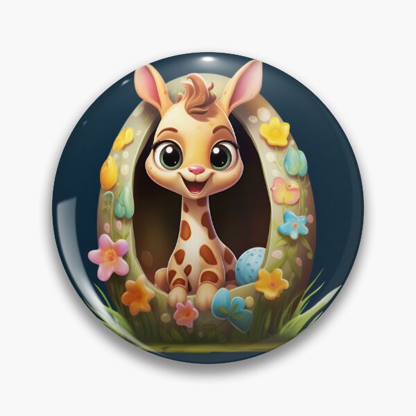 Item preview, Cute Easter Giraffe in Eggshell! designed and sold by fribabywonder.